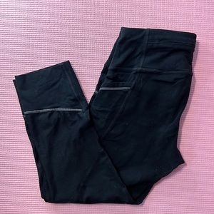 Athleta Leggings Womens Black Relay Running